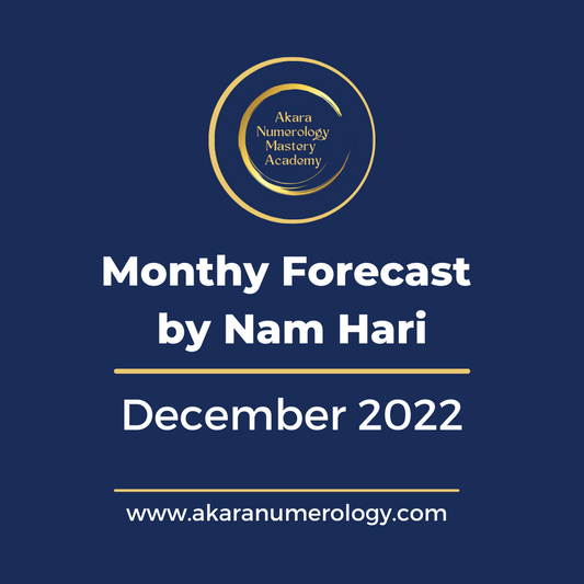 Monthly forecast by Nam Hari for December 2022