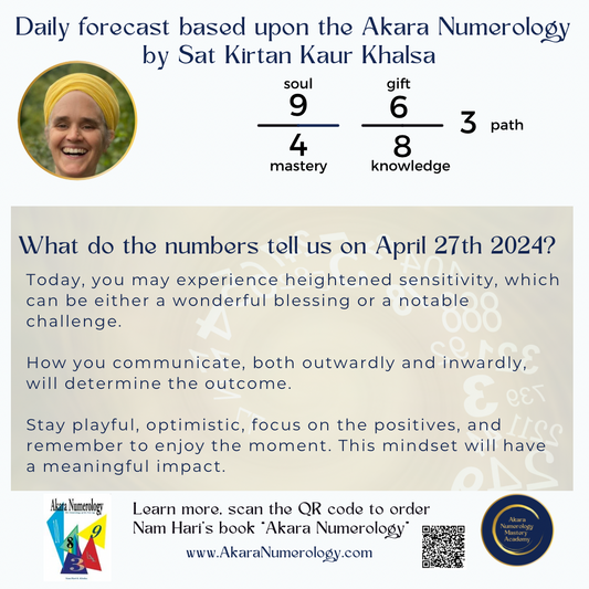 April 27th 2024, stay positive