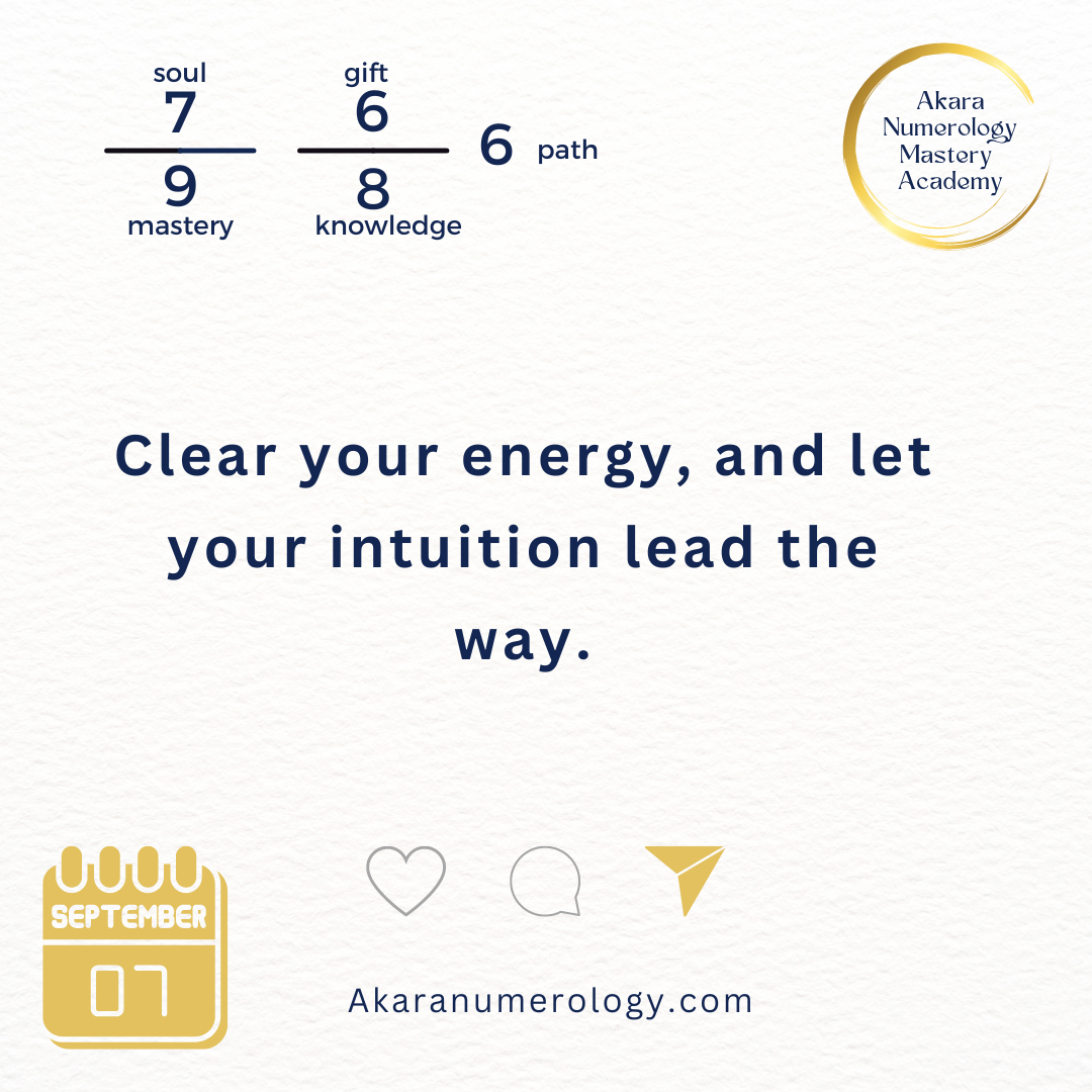 September 7th 2024: Clear Your Energy, Strengthen Your Aura