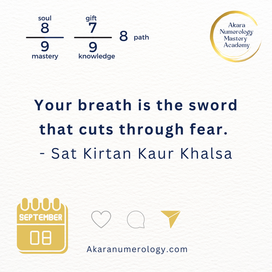 Sept 8 Akara Numerology Forecast — Double 8 Energy: Fear or Power