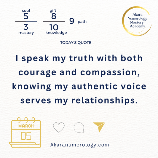 Thursday, March 5, 2026: Listen to Body Wisdom and Universal Love