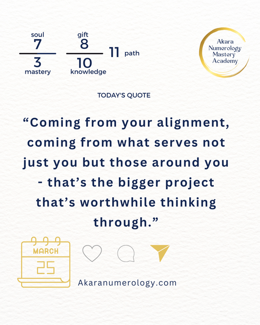 Wednesday, March 25th: Apply Intelligence with Divine Alignment - Workshop What Will April Bring?