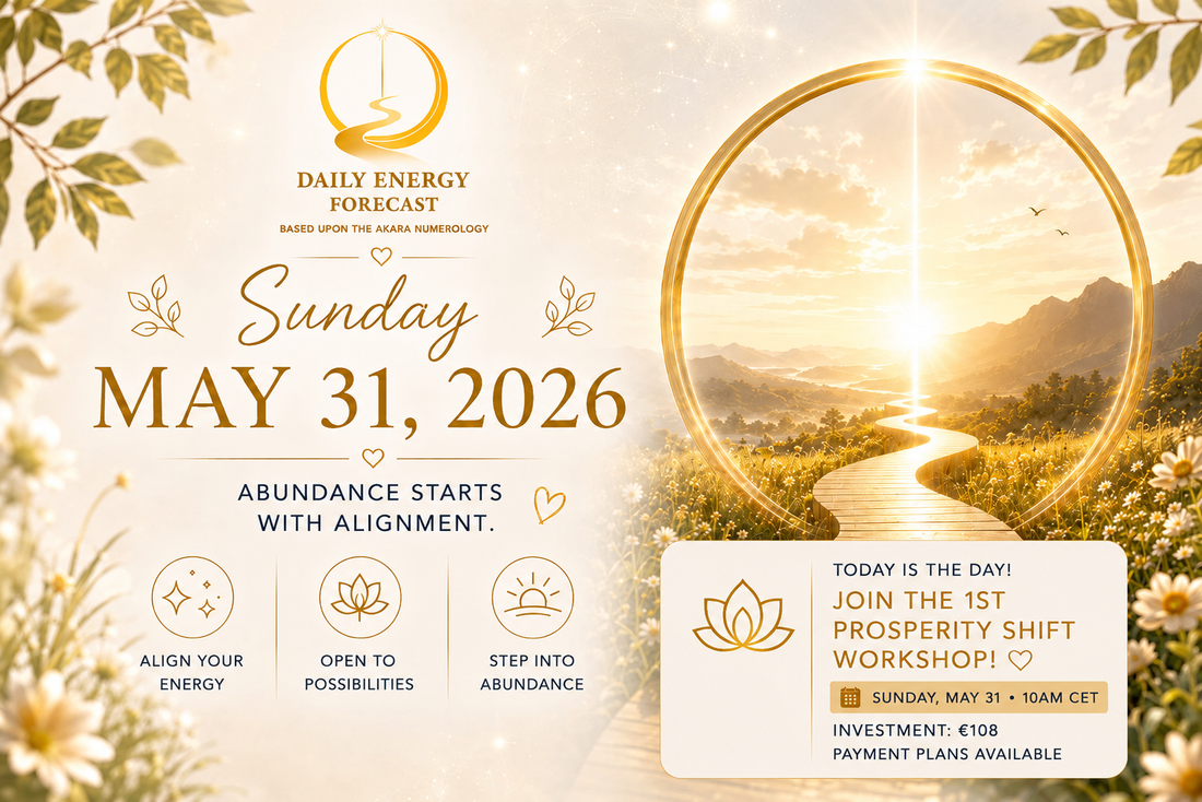 SUNDAY MAY 31 — APPRECIATE YOURSELF