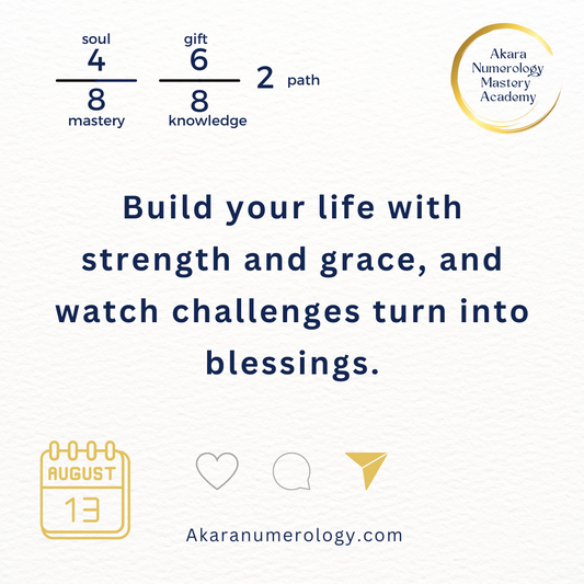 August 13th 2024: Transform your challenges into blessings