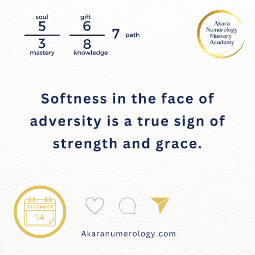 December 14th, 2024 – Soften the Blockages 🌟