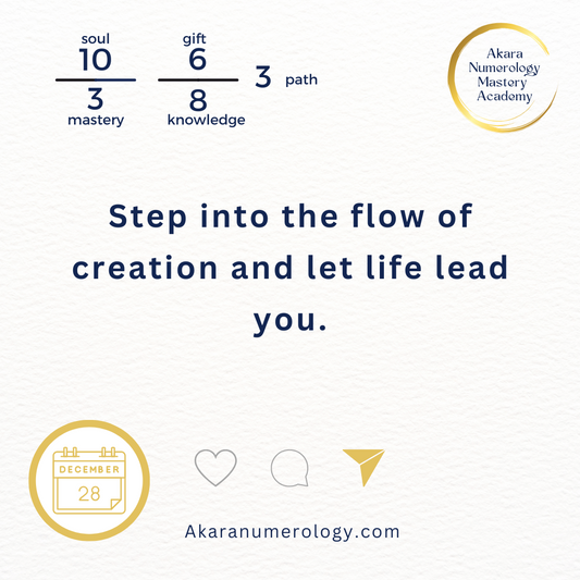 December 28th, 2024: Step into the flow of creation and embrace the unexpected