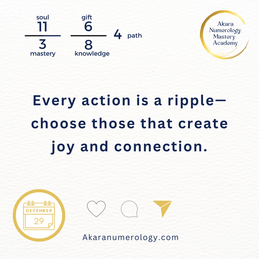 December 29th, 2024: Stay connected and create with love and purpose