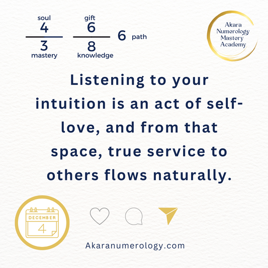 December 4th, 2024 – Trusting Intuition and Embracing Neutrality 🌟