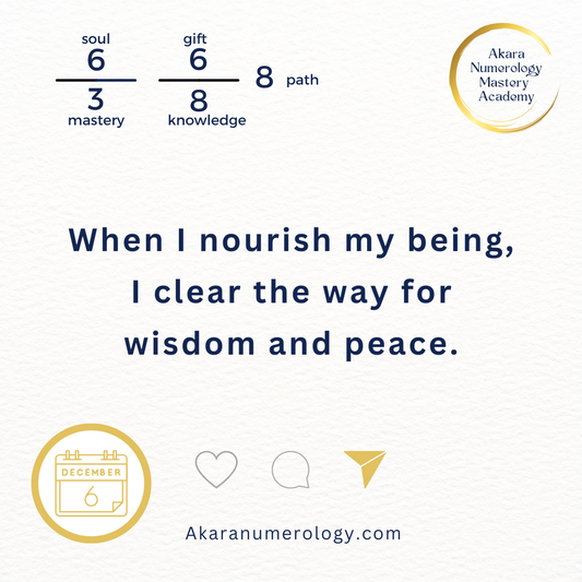 December 6th, 2024 – Nurture Yourself and Clear the Path