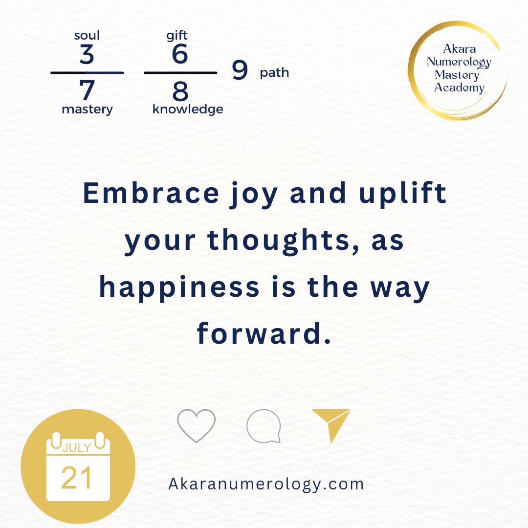 July 21st 2024: Embrace Joy and Elevate Your Mind