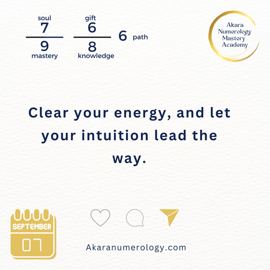 September 7th 2024: Clear Your Energy, Strengthen Your Aura