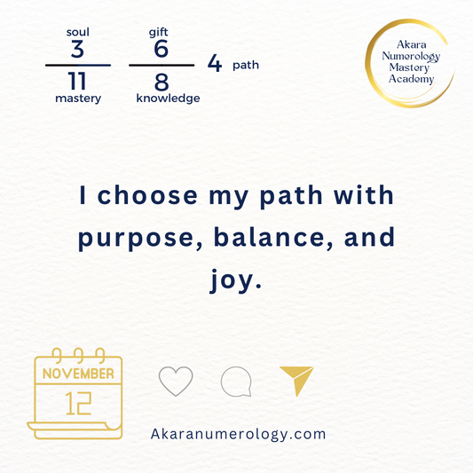 November 12th, 2024 – Balance Your Spark with Purpose