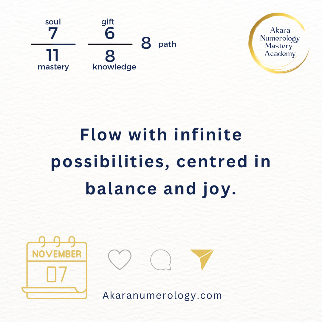 November 7th, 2024 – Finding Balance in the Infinite Flow