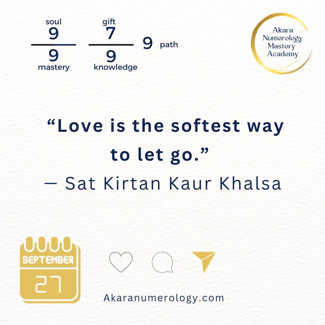 Daily Energy Forecast Sept 27, 2025 — Endings with Love