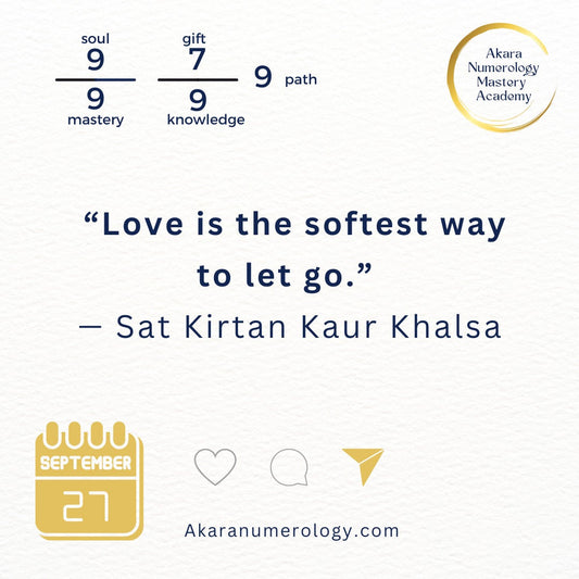 Daily Energy Forecast Sept 27, 2025 — Endings with Love