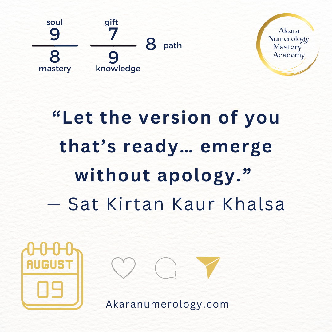 August 9, 2025 Akara Numerology Forecast — Double 9s and 8s for Emotional Clarity and Empowerment