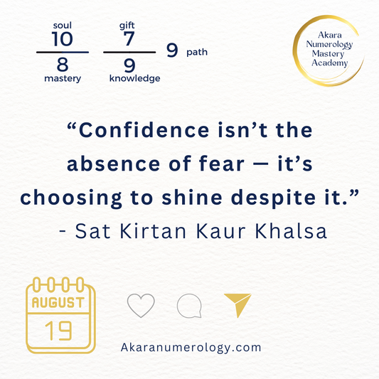 August 19, 2025 Akara Numerology Forecast — Radiant Body, Confidence, Double 9 Wisdom