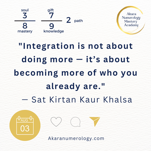 August 3, 2025 – Akara Numerology Forecast: Integration, Soul Reflection, Number 11 Guidance