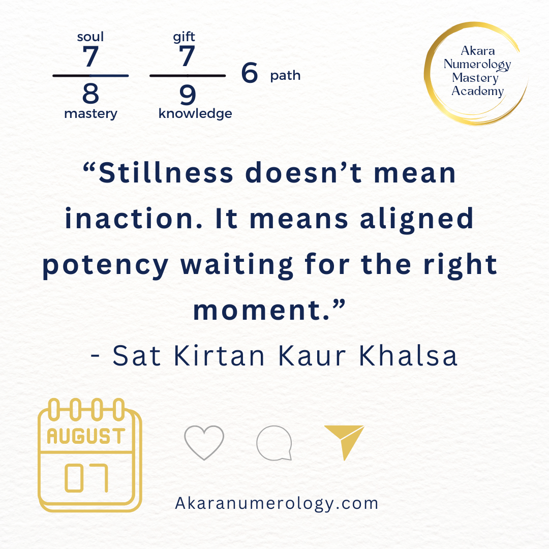 August 7, 2025 – Akara Numerology Forecast: Emotional Healing with 7 • 8 • 6 Energies