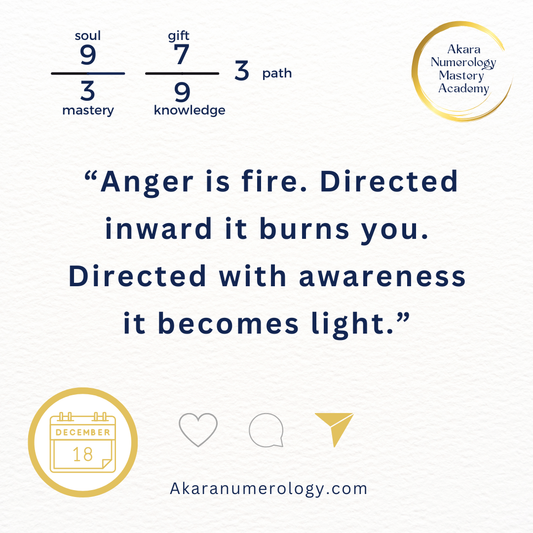 December 18 — A Fiery Day: Transform Emotion Into Joy