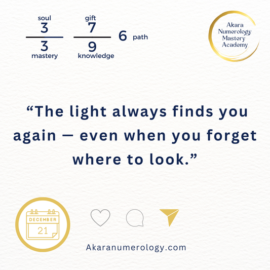 December 21 — Solstice: Can You Let Go and Let Light Return?