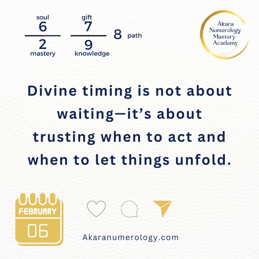 ✨ February 6th, 2025: Trust Your Timing & Speak from the Heart ✨