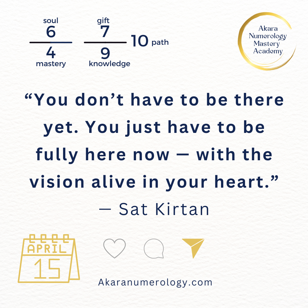 April 15, 2025 – Walk in Devotion | Akara Numerology Forecast + Aad Guray Nameh + Meditation