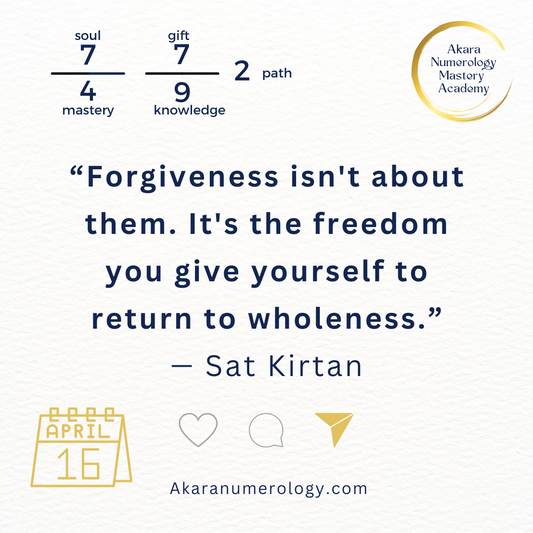 April 16, 2025 – Heal Through Forgiveness | Sat Narayan + Meditation for Self-Healing