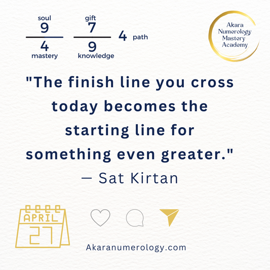 April 27, 2025 – Finish Strong and Shift Your Destiny
