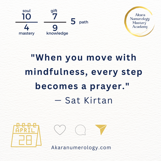 April 28: Move Gently — Precision Is Power