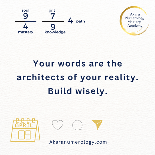 🔥 April 9th, 2025: Shape Your Reality with Conscious Words 🔥