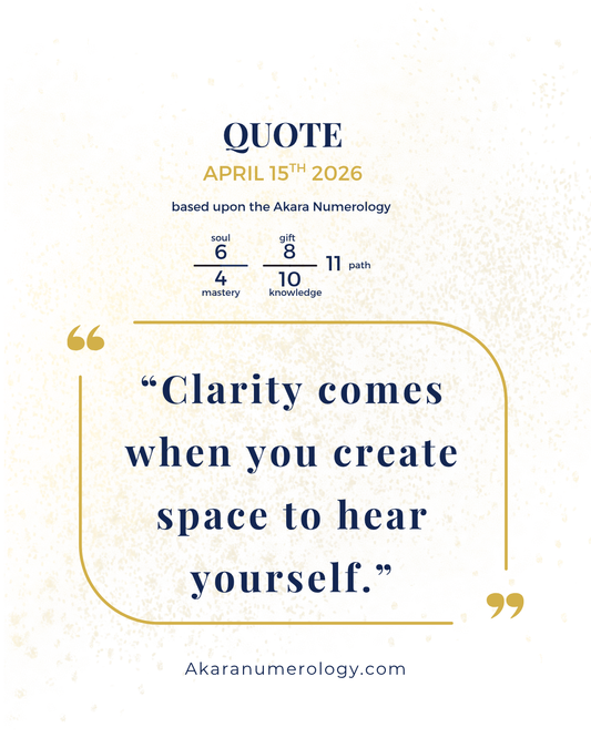 Wednesday, April 15th: Listen Before You Move