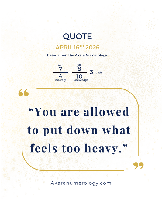 Thursday, April 16th: Choose Lightness