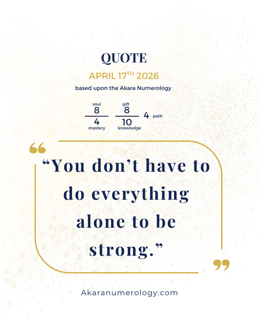 Friday, April 17th: You Don’t Have to Carry It Alone