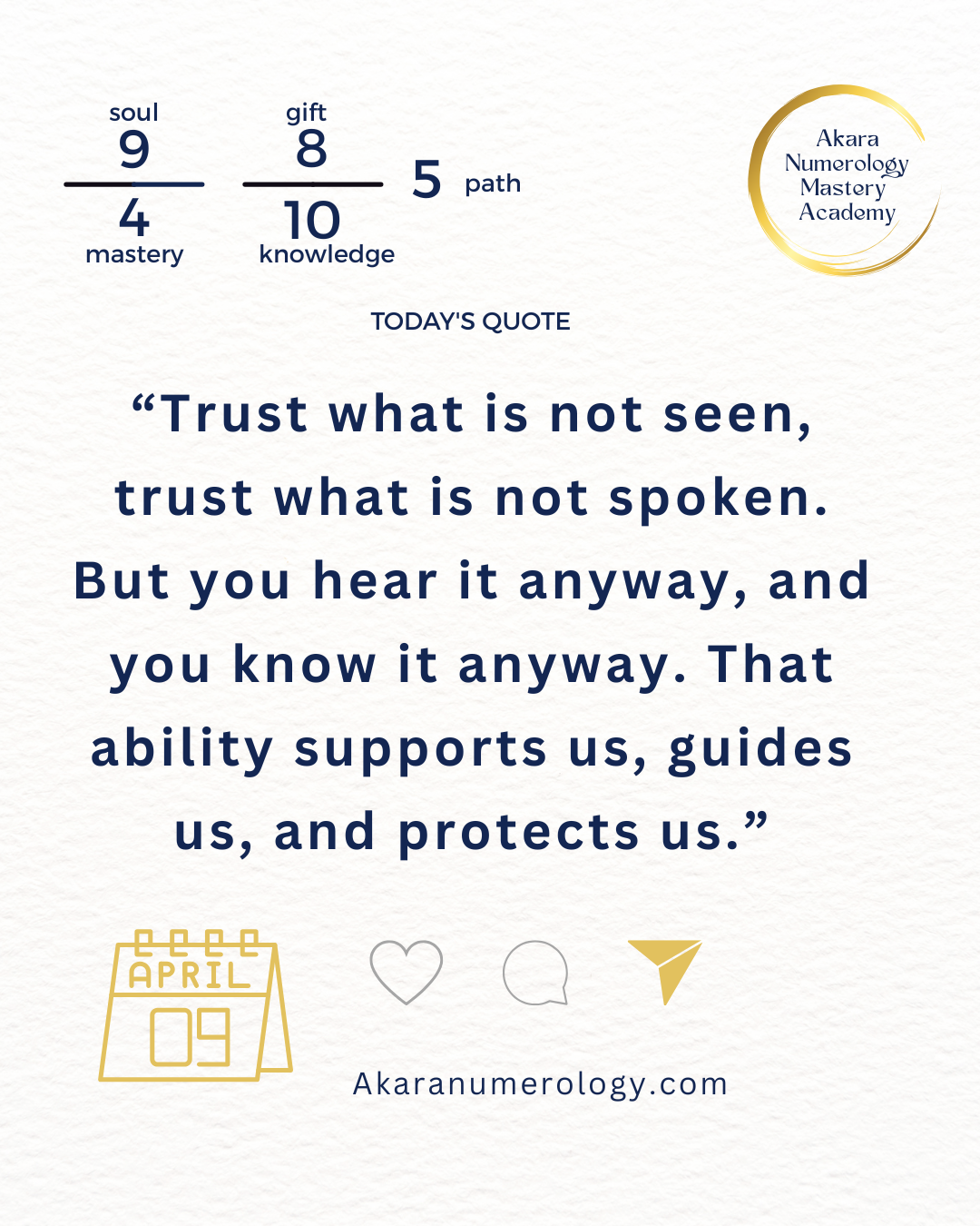 Thursday, April 9th: Activate All Your Senses and Listen Deeply