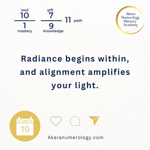 January 10th, 2025: Shine Your Light and Embrace Divine Alignment
