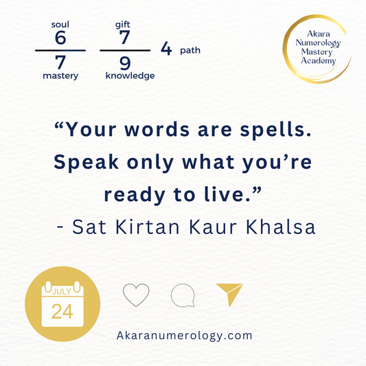 Akara Numerology July 24 Forecast — Structure and soulful communication under the 6 and 4 vibration