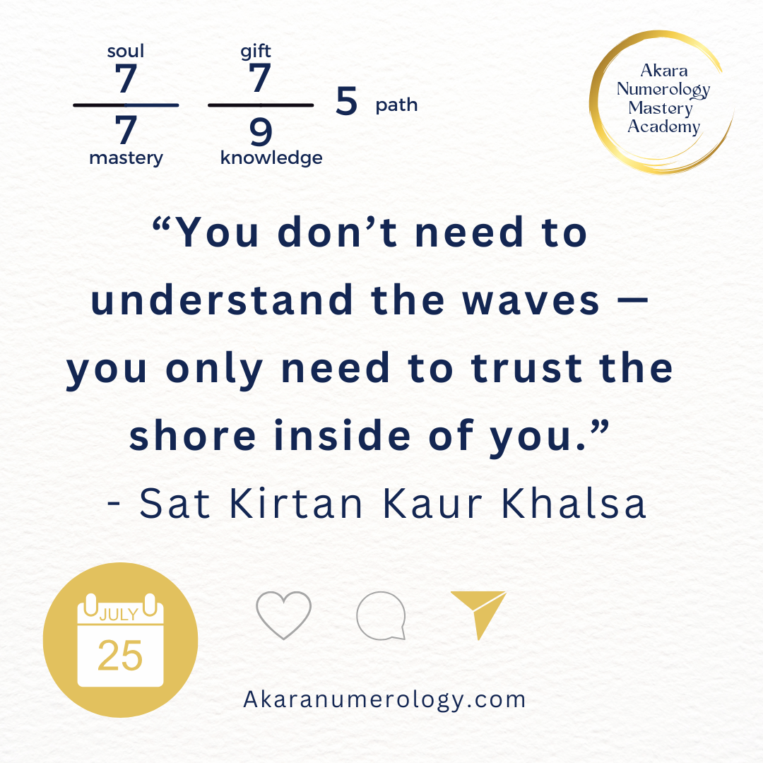  Akara Numerology Daily Forecast for July 25, 2025 — Triple 7 Energy with Path 5