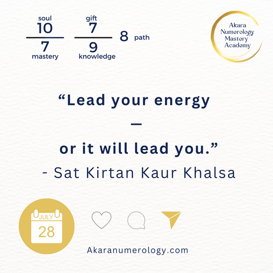  July 28, 2025 – Akara Numerology Forecast: Step Into Your Radiant Power and Lead from Within