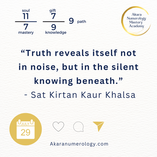 July 31, 2025 – Akara Numerology Forecast: Spiritual Reflection, Number 4 and 11 Integration Ritual