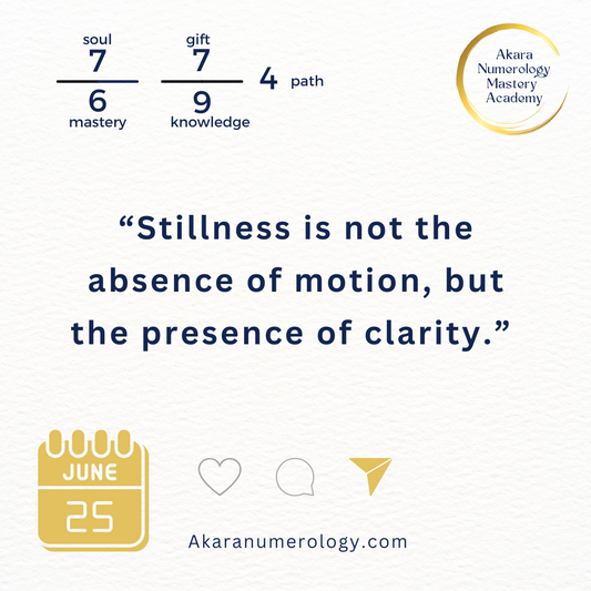 June 25 Akara Numerology Forecast – Pause and Rewrite