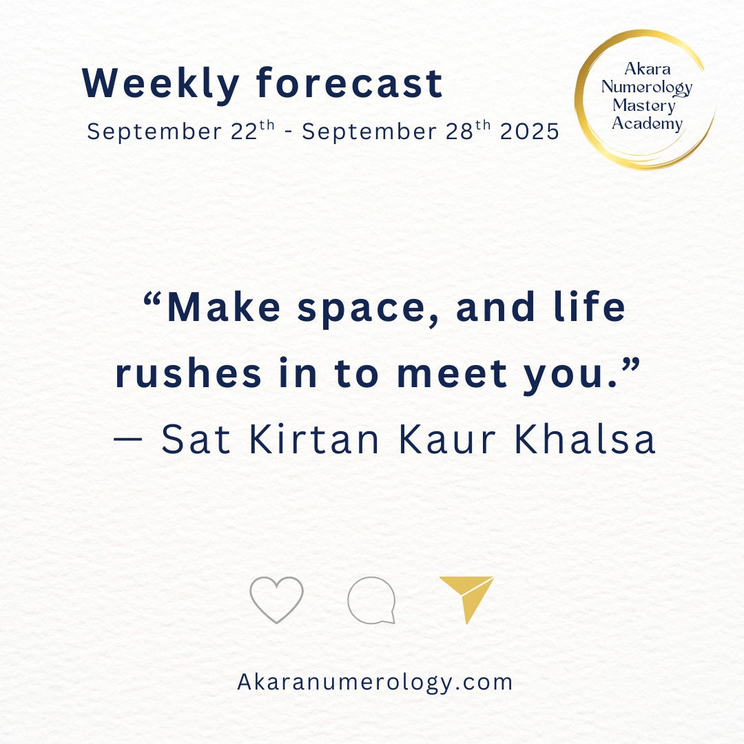 Daily Energy Forecast Week 39 (Sept 22–28, 2025) — Courage, Self-Leadership & Joy