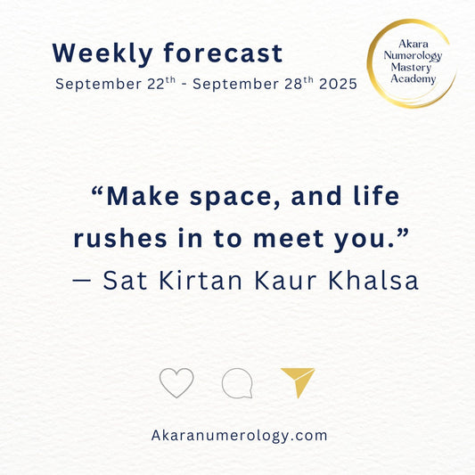 Daily Energy Forecast Week 39 (Sept 22–28, 2025) — Courage, Self-Leadership & Joy