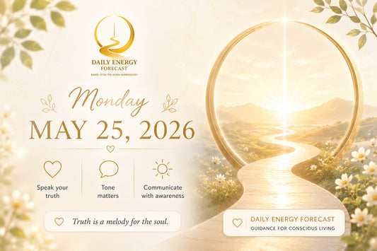 MONDAY MAY 25 — YOUR WORDS ARE ENERGY