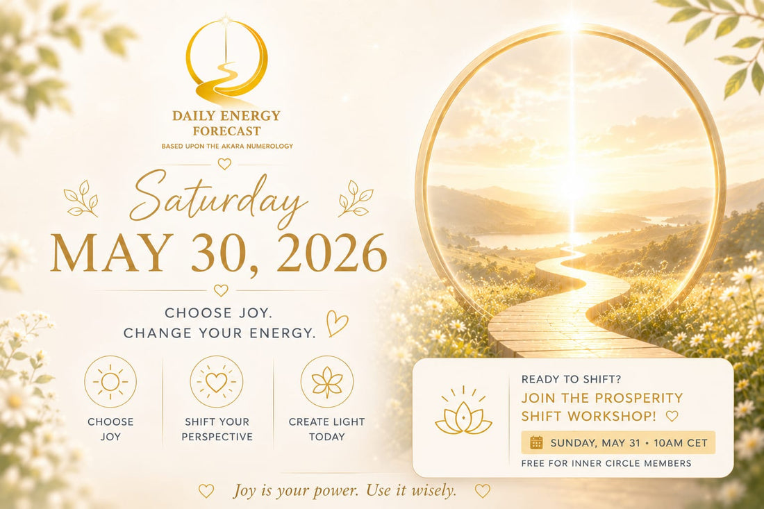 SATURDAY MAY 30 — CHOOSE JOY