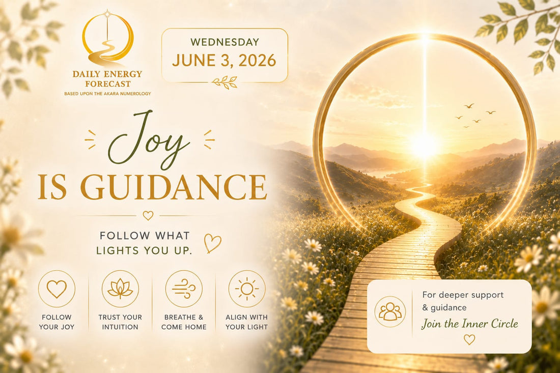 June 3, 2026 Create More of What Makes You Happy