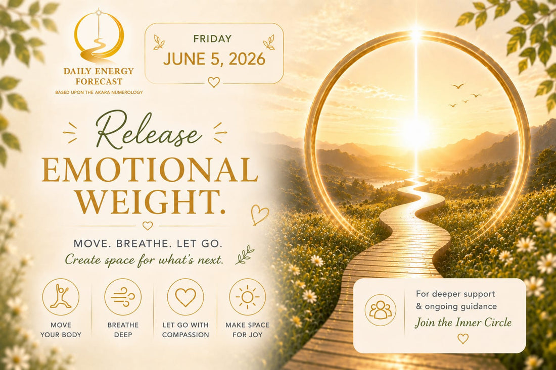 Friday June 5 — Let Joy Back In