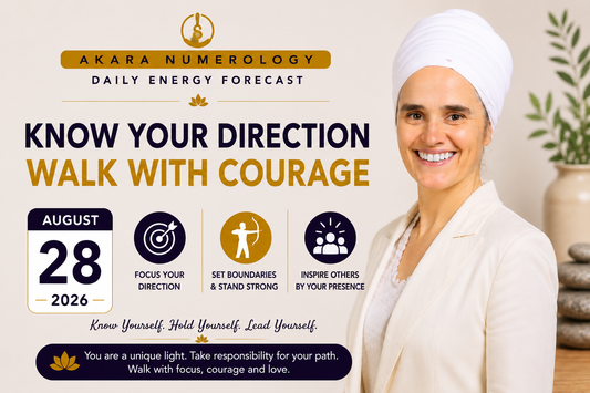 August 28 Akara Numerology Forecast | Know Your Direction, Walk With Courage