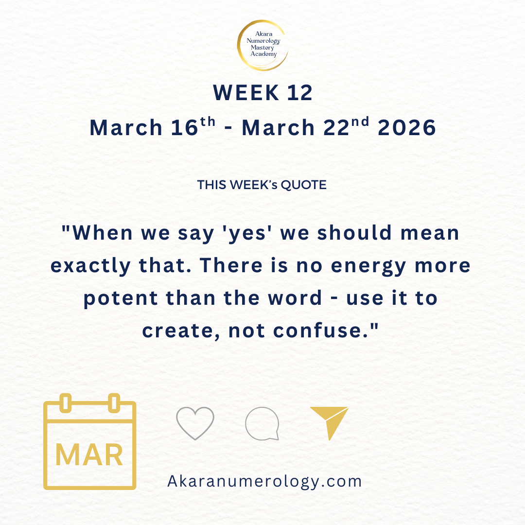 Week 12: Master the Power of Your Word