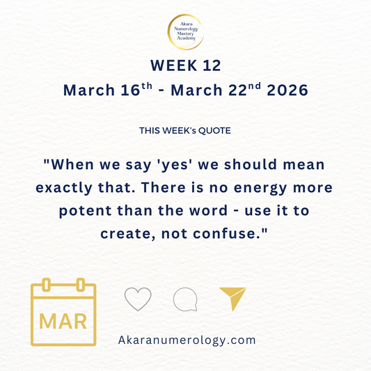 Week 12: Master the Power of Your Word